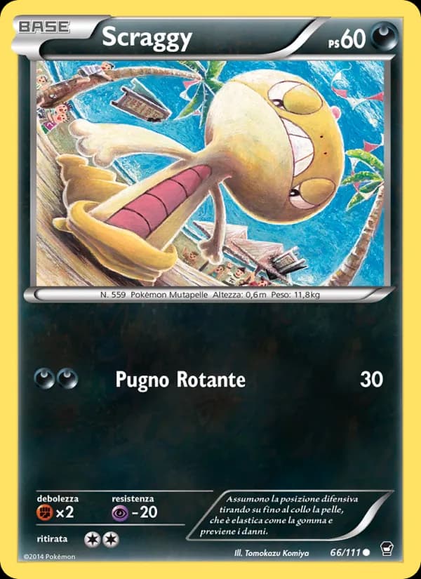 Scraggy card in Italian