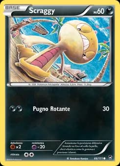 Scraggy card in Italian