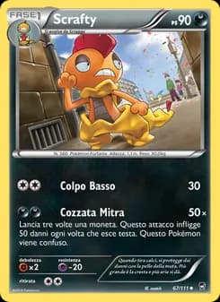 Scrafty card in Italian