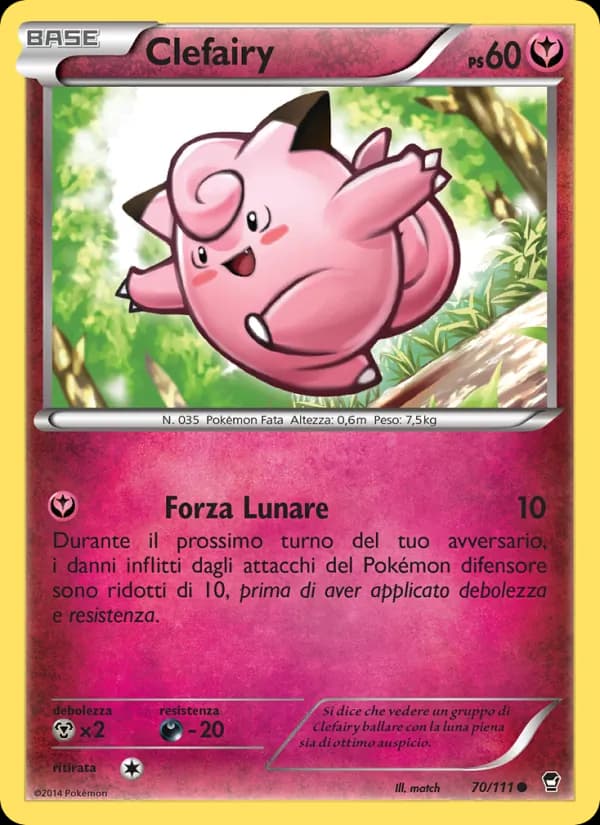 Clefairy card in Italian
