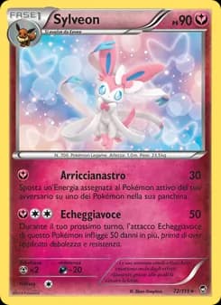 Sylveon card in Italian