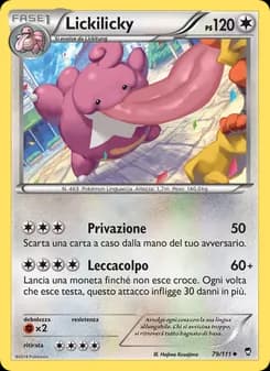 Lickilicky card in Italian