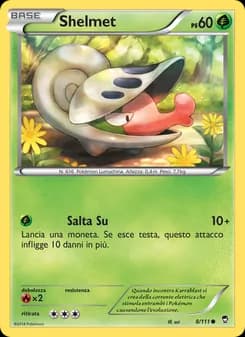 Shelmet card in Italian