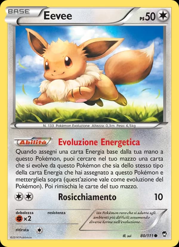 Eevee card in Italian
