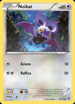 Noibat card in Italian