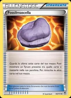 Fossilmascella card in Italian