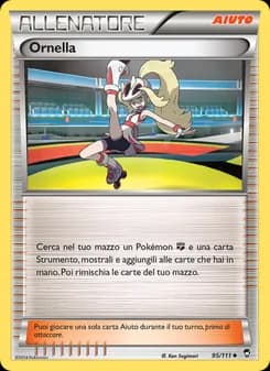 Ornella card in Italian