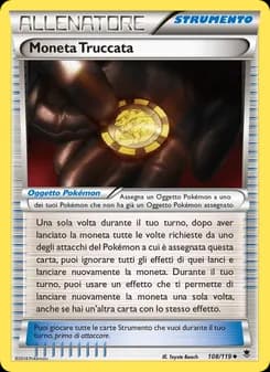 Moneta Truccata card in Italian