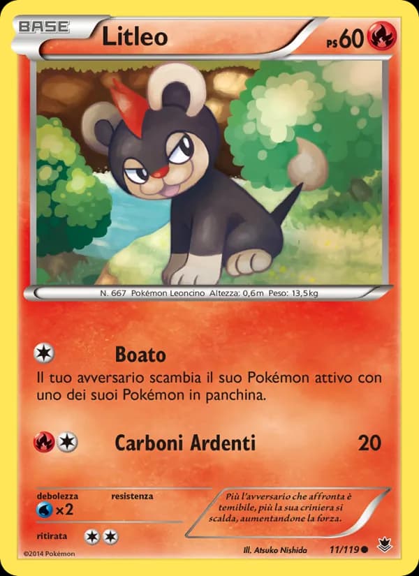 Litleo card in Italian