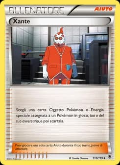 Xante card in Italian