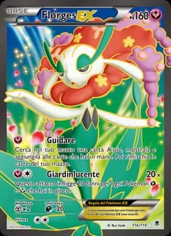 Florges EX card in Italian