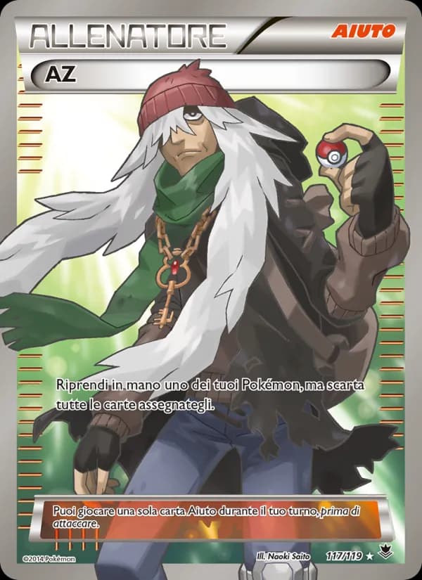 AZ card in Italian