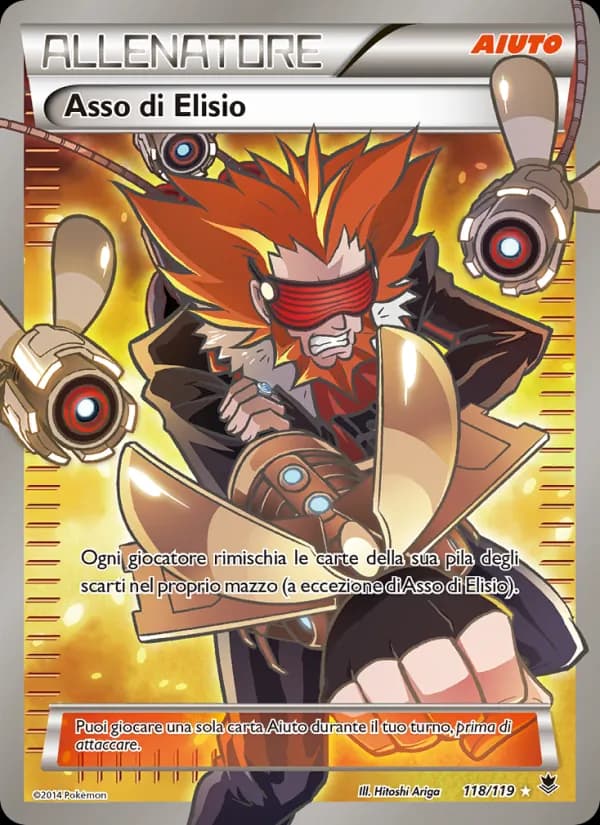 Asso di Elisio card in Italian
