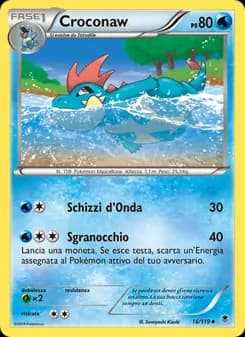 Croconaw card in Italian