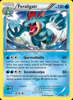 Feraligatr card in Italian