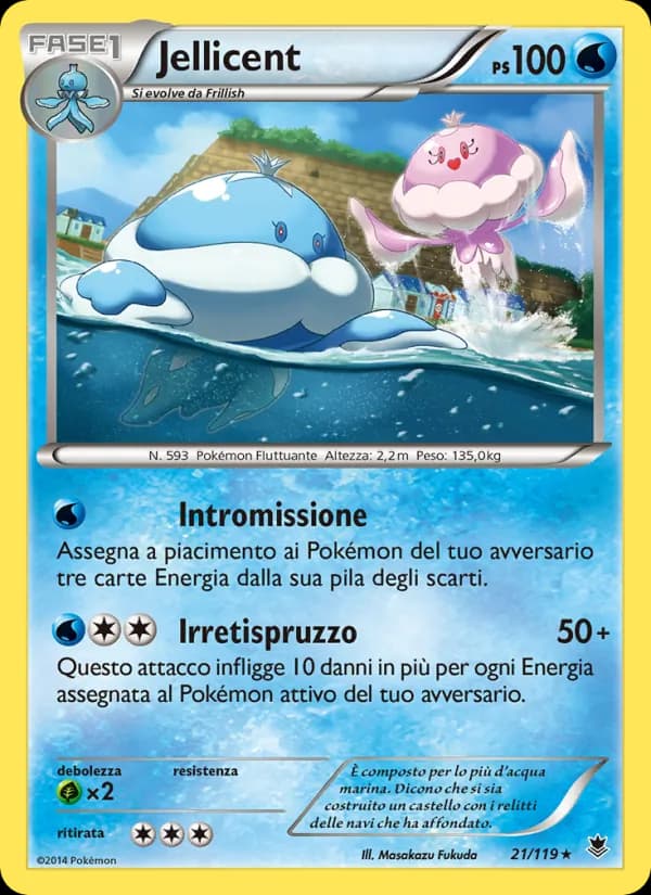 Jellicent card in Italian