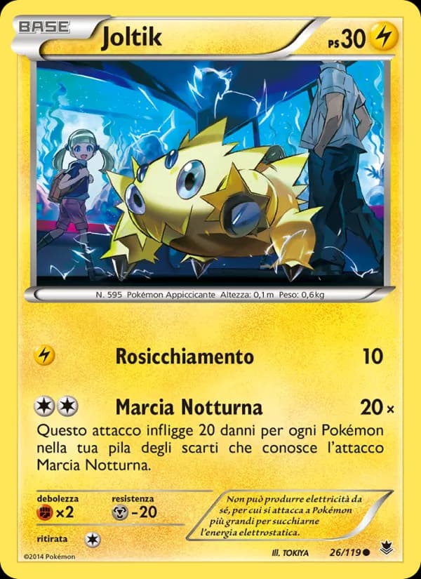 Joltik card in Italian