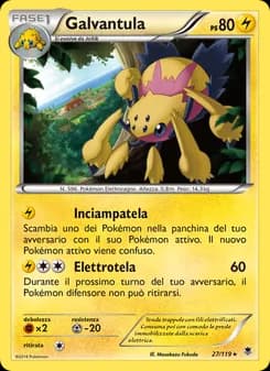 Galvantula card in Italian