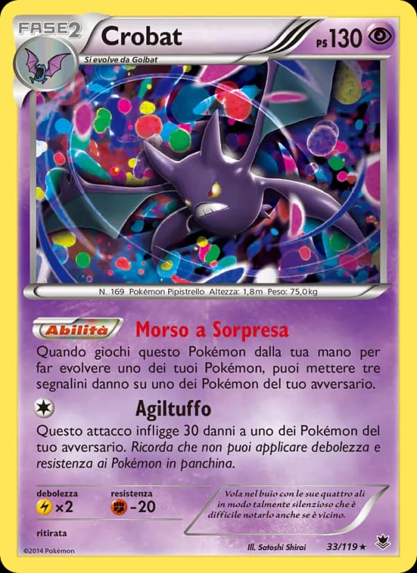 Crobat card in Italian