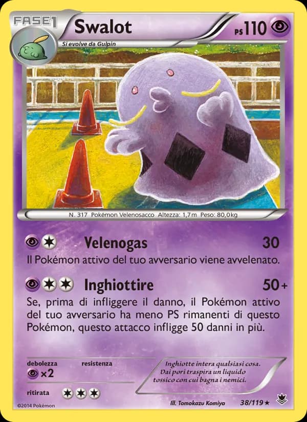 Swalot card in Italian