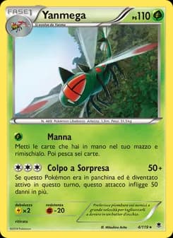 Yanmega card in Italian