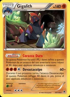 Gigalith card in Italian