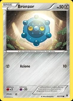 Bronzor card in Italian