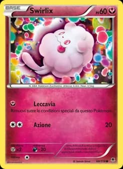 Swirlix card in Italian