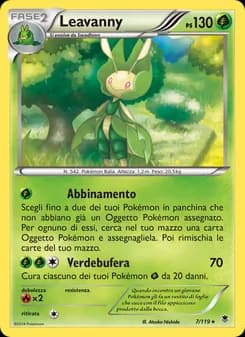 Leavanny card in Italian