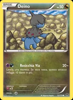 Deino card in Italian