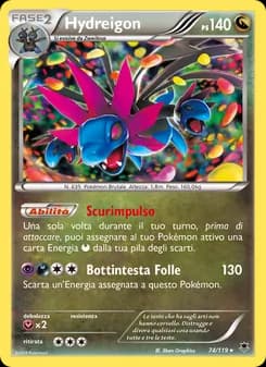 Hydreigon card in Italian