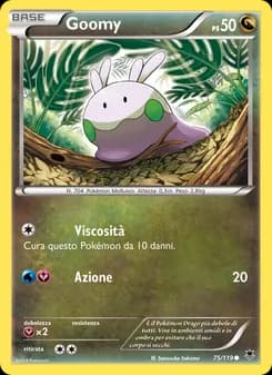 Goomy card in Italian