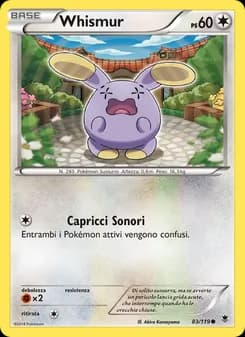 Whismur card in Italian