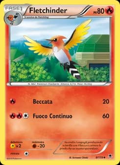 Fletchinder card in Italian