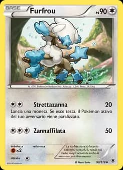 Furfrou card in Italian
