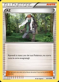AZ card in Italian