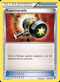 Supermartello card in Italian