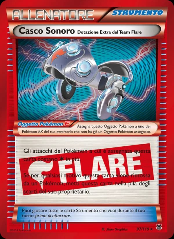 Casco Sonoro [Dotazione Extra del Team Flare] card in Italian