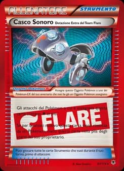 Casco Sonoro [Dotazione Extra del Team Flare] card in Italian