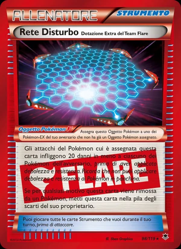 Rete Disturbo [Dotazione Extra del Team Flare] card in Italian