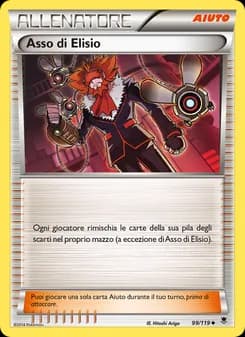 Asso di Elisio card in Italian