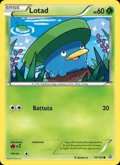 Lotad card in Italian