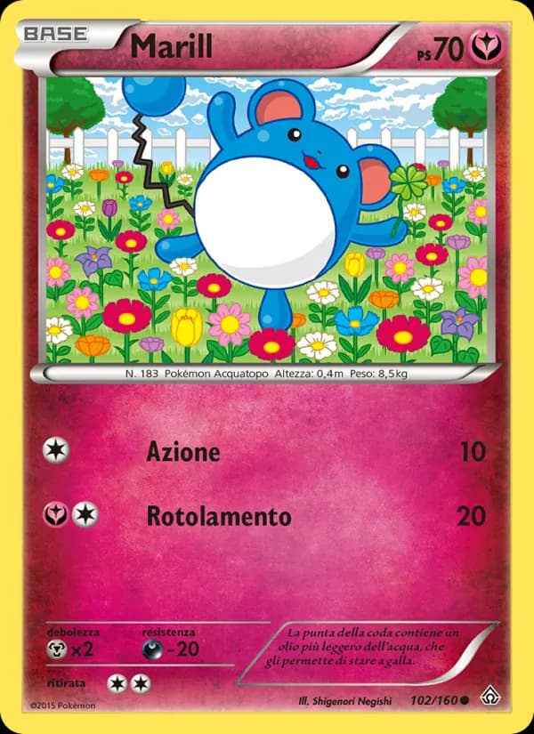 Marill card in Italian