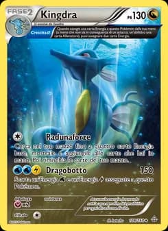 Kingdra card in Italian