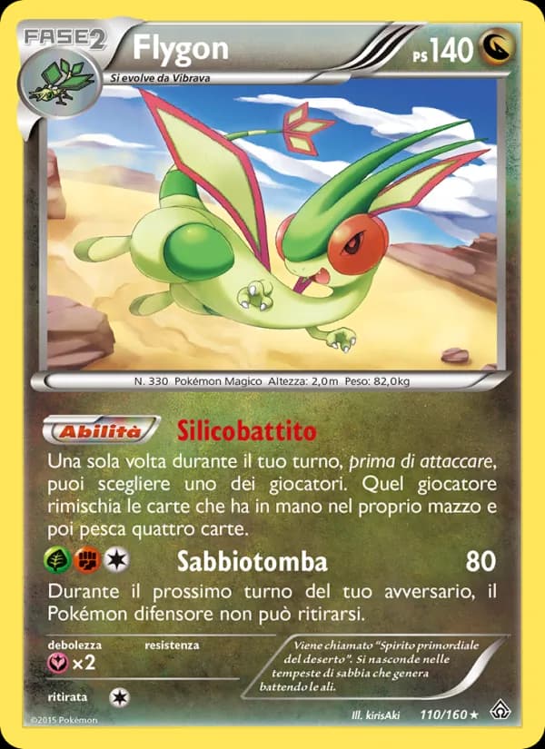 Flygon card in Italian