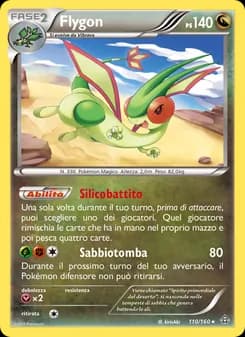 Flygon card in Italian