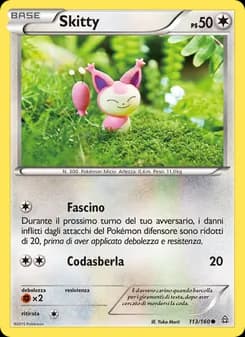 Skitty card in Italian