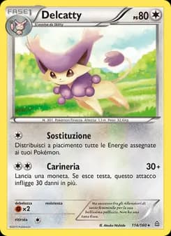 Delcatty card in Italian