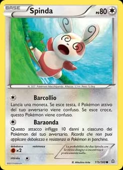 Spinda card in Italian