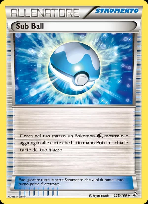 Sub Ball card in Italian